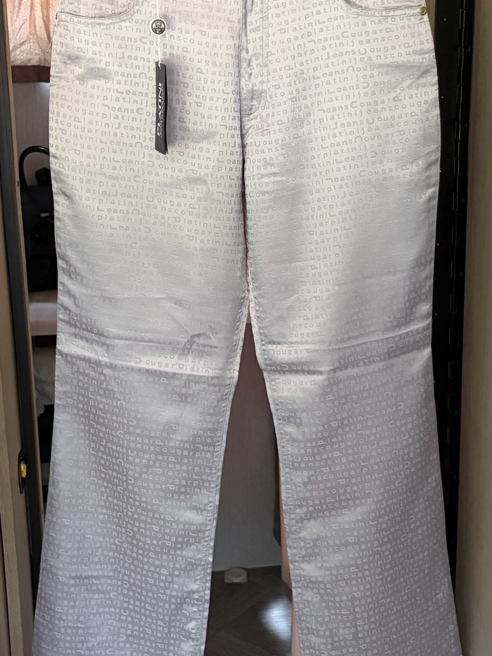 Silver Platini Jeans Cougar pants